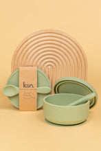 Load image into Gallery viewer, Silicone Suction Bowl with lid + Spoon Set