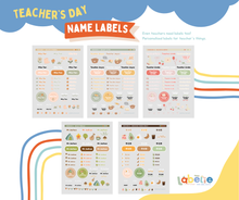 Load image into Gallery viewer, Labelie Name Labels - Teacher&#39;s Day Edition

