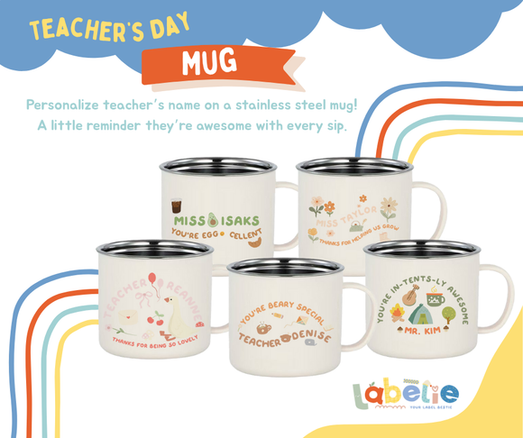 Stainless Steel Mugs (Set of 2)