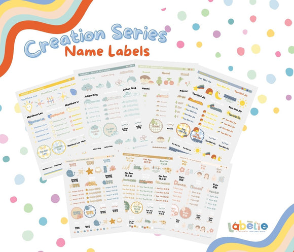 Name Labels- Creation Set