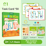 Finger Fun Wipe clean Cards