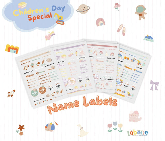 Name Labels- Children's Day Edition