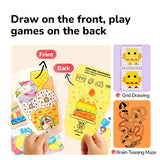 Aqua reveal colouring book