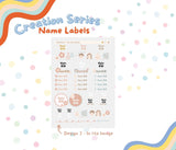 Name Labels- Creation Set