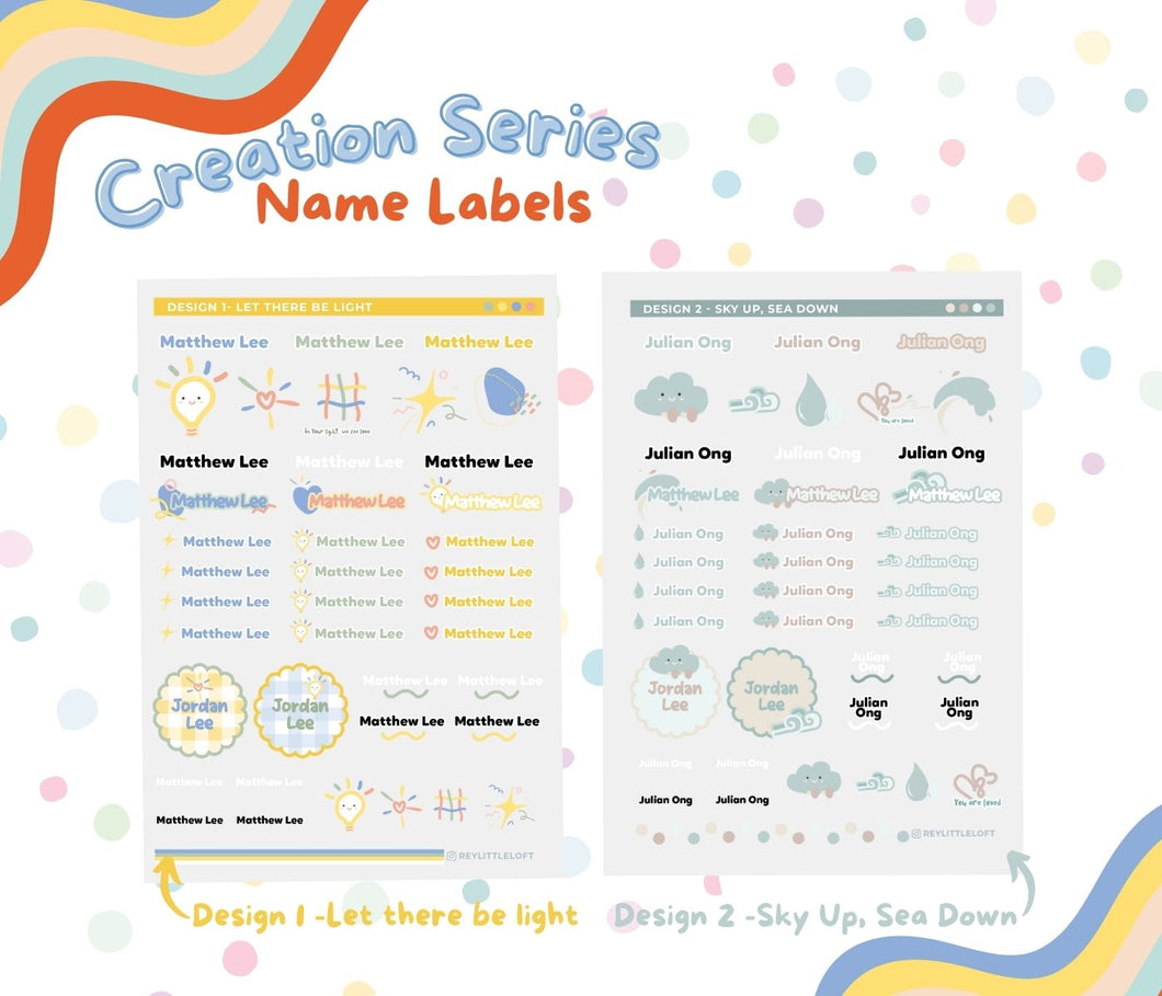 Labelie Name Labels- Creation Set Improved Version