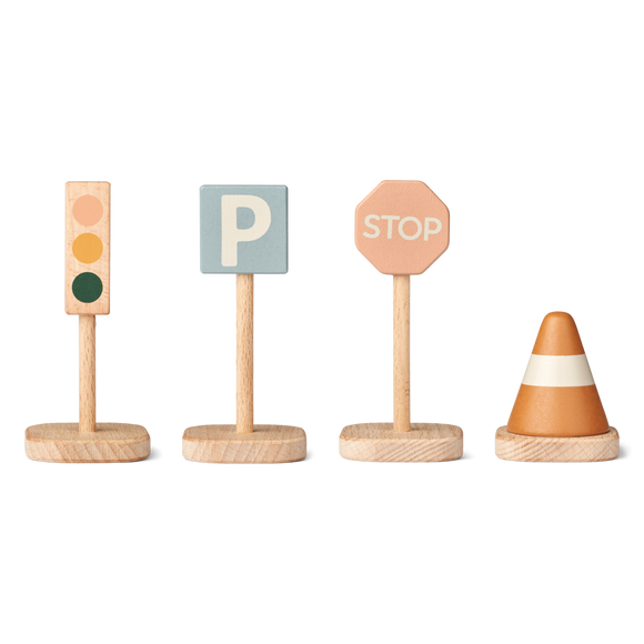 Village Traffic Signs 4 Pack