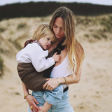 Toddler Carrier Brown Linen (Backorder - ETA Mid Dec)