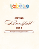 Personalised Name Label (Breakfast Edition)