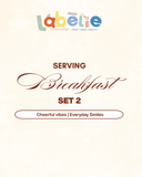Personalised Name Label (Breakfast Edition)