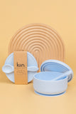 Silicone Suction Bowl with lid + Spoon Set