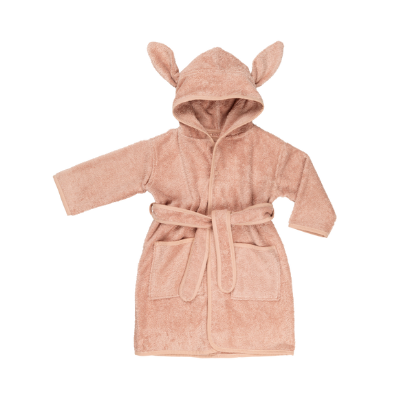 Bathrobe Junior Bunny - Old Rose (2-4yo)
