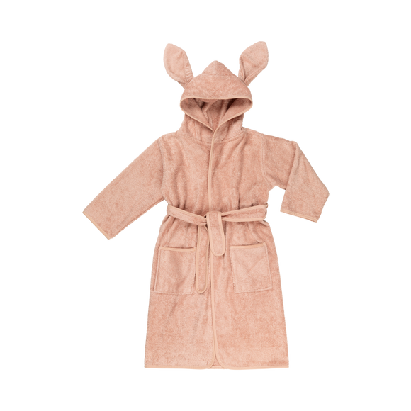Bathrobe Junior Bunny - Old Rose (5-7yo)