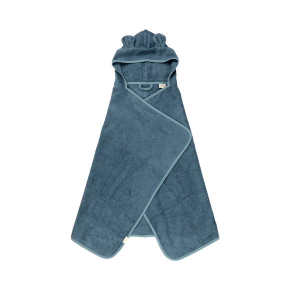 Hooded Bear Towel - Blue Spruce